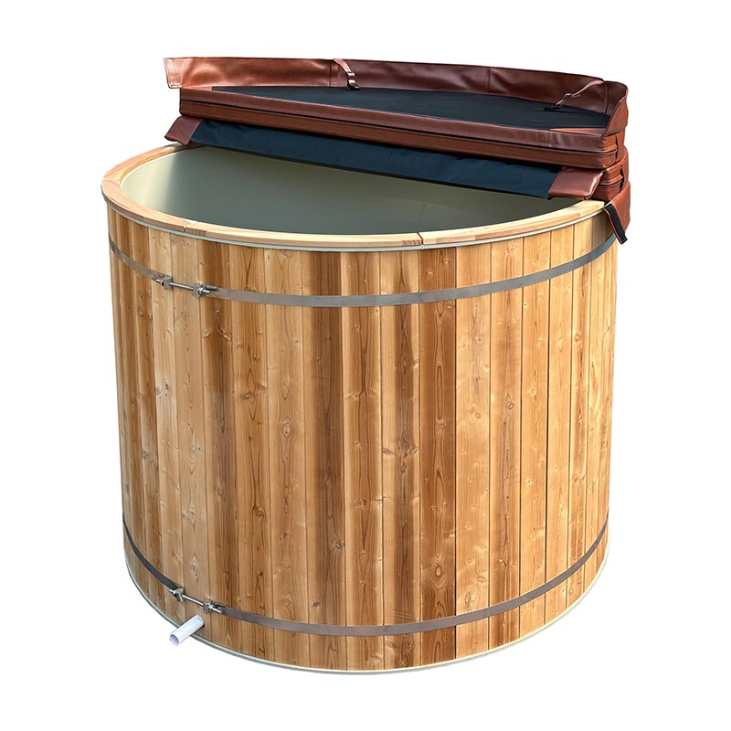 Vasca da bagno fredda a immersione profonda con rivestimento in acciaio inossidabile 304