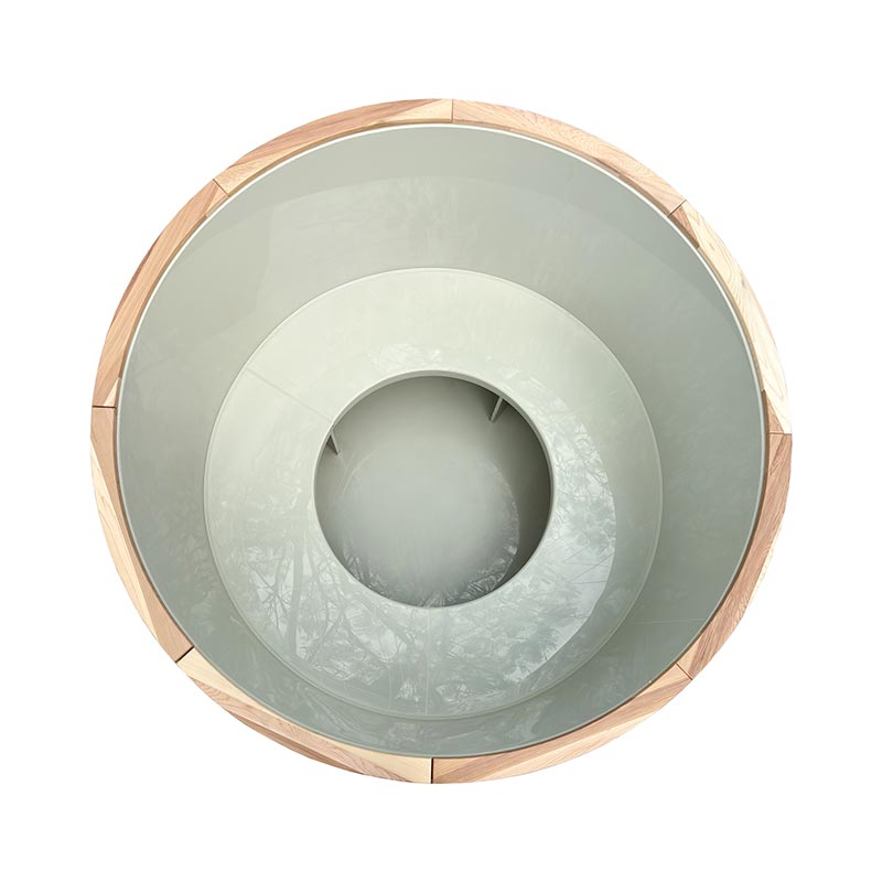 Vasca da bagno fredda a immersione profonda con rivestimento in acciaio inossidabile 304