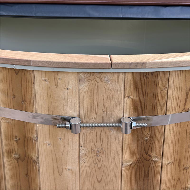 Vasca da bagno fredda a immersione profonda con rivestimento in acciaio inossidabile 304