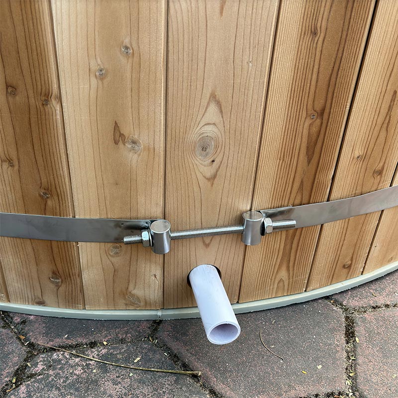 Vasca da bagno fredda a immersione profonda con rivestimento in acciaio inossidabile 304