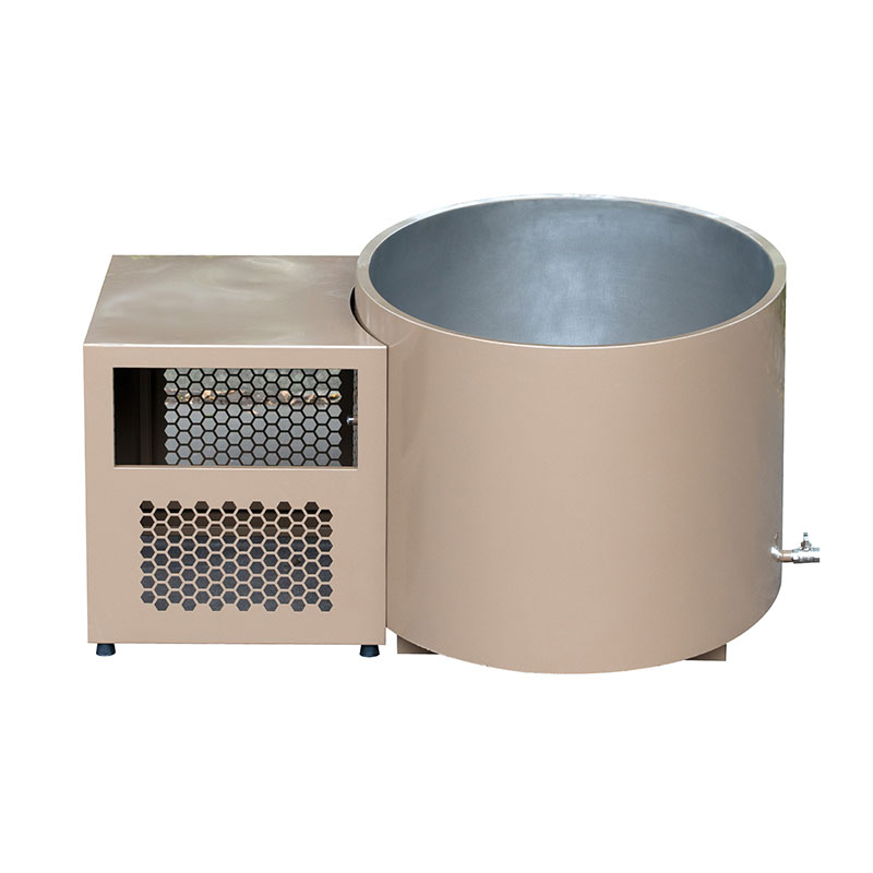 Vasca a immersione fredda in acciaio inossidabile 304 color oro champagne