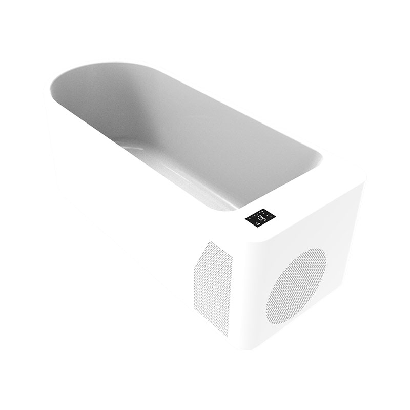 Vasca acrilica da bagno freddo con refrigeratore