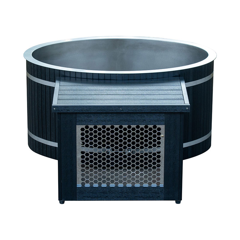 Immersione fredda ovale con vasca in acciaio inox